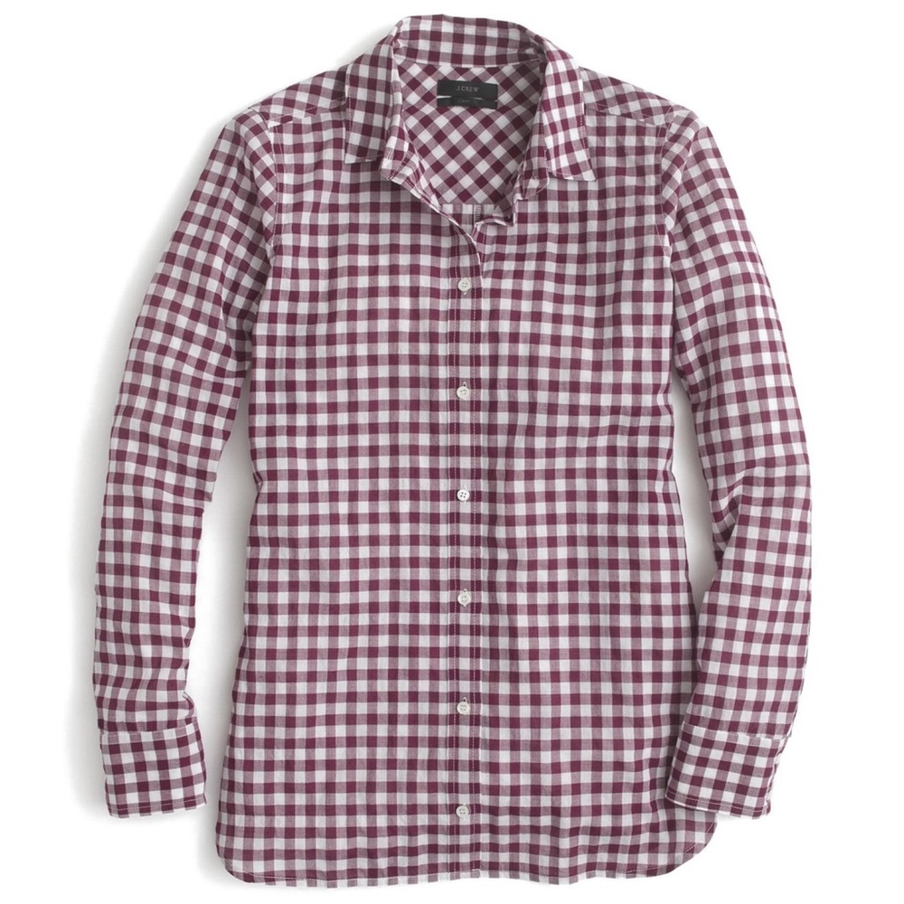 J.Crew Boy Gingham Button Down Shirt